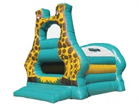 High Quality Inflatable Jungle Fun Giraffe Bouncer