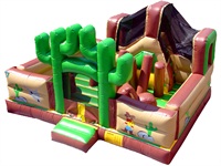 3 In 1 Desert Bounce House Inflatable Combo Moonwalk