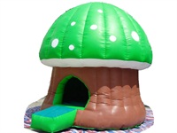 Giant Mushroom Inflatable Bounce House Moonwalk for Kids