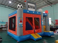 3 In 1 Sports Jumping Castle Inflatable Combo Moonwalk