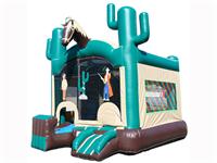 13 Foot Inflatable Wild Western Jumper Castles