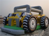 Inflatable Military Monster Truck Bouncer Combo