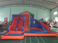 Banzai Aqua Adventure Dual Lane Inflatable Water Park