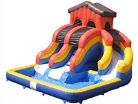 12ft Splash 2 Dip Slip Inflatable Water Park