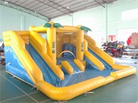 Blast Zone Misty Kingdom Inflatable Water Slide Combo