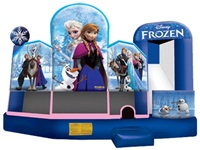 Inflatable Frozen 5 In 1 Bouncer with Slide Combo