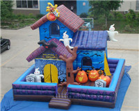 New Design inflatable Magic Halloween House for rental