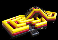 The battle obstacle course inflatable for sale