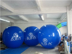 2.5m Diameter Single Color Silk Printing Helium Balloon