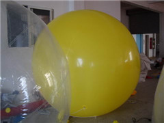 Dia 2m Yellow Color Advertising Balloon Helium Balloon