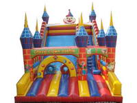 Crazy Clown Caslte Inflatable Funland for Kids Amusement