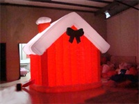 2014 New Lighting Inflatable Christmas House With LED Lights