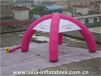 Commercial use Pink Inflatable Dome Tent with Digital Printing Logo