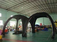 New Arrival Air Sealed Welding Black Inflatable X-Gloo Tents for Events