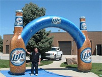 Custom 20 Foot Airtight Inflatable Truss Arch Display on Promotions