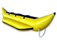 CE Approval 0.9mm PVC Tarpaulin 3 Passengers Inflatable Banana Boat for Sale