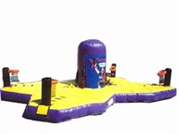 4 Players Inflatable Sports Challenge Extreme Great for All Ages