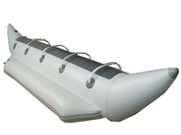 Strong Style White Color Inflatable Banana Boat 5 Riders for Wholesale Prices