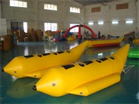 OEM Double Tubes 6 Seats Inflatable Banana Boat for Wholesale