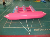 Best Fun Pink Color Inflatable Flying Fish Boat for Retails