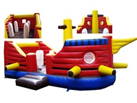 20 Foot Inflatable Pirate Boat Birthday Party Rentals