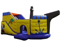 26 Foot Inflatable Pirate Boat Mega Slide for Sale