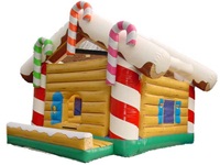 Colorful Inflatable Christmas Jumping House Party Rentals