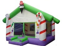 New Commercial Inflatable Christmas Candy Bounce House
