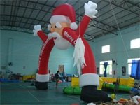 New Custom Advertsing Inflatable Christmas Santa Claus Arches