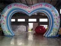 Custom Made Inflatable Arch Focus on Health