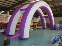 New 40 Foot Stable Inflatable Double Arch Diaplay