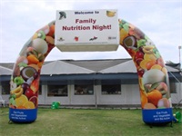 Custom Arcos Inflatables Inflatable Archway Billboard Screen