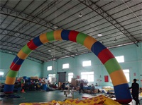 Cheap Oxford Cloth Material Inflatable Rainbow Arch for Sale
