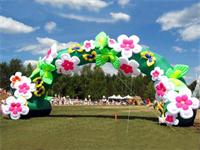 Advertising Inflatable Arch Model With Flowers