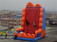 New Design 2 Sided Inflatable Rock Climbing Wall for Sale