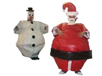 Santa Sumo Wrestling Suits