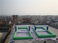 1000D PVC tarpaulin Inflatable Water Volleyball Game for Sale