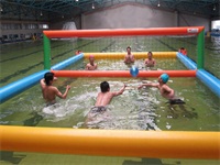 Indoor Inflatable Volleyball Court Swimming Pool Game