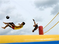 Inflatable Bossaball Playground