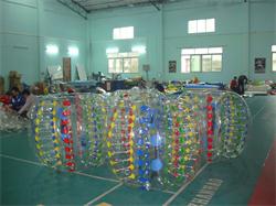 Colors Dots Bubble Soccer Inflatable Bumper Balls for Sale