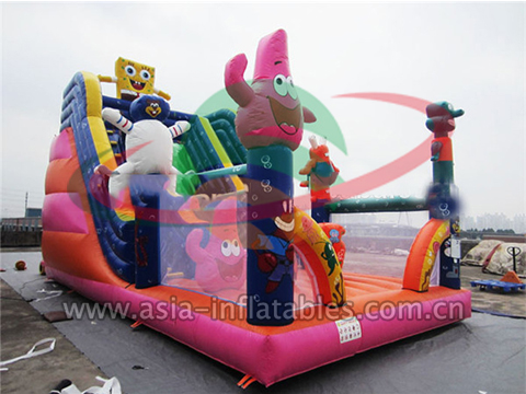 Sponge Bob Cartoon Theme Slide