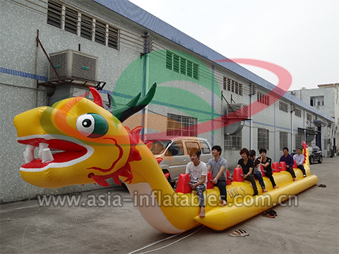 Inflatable Towable Dragon Boat For Holiday