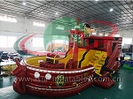 Mega Inflatable Royal Pirate Bouncy Castle