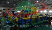 Amusement Inflatable Sponge Bob Theme Playground