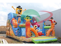 Sponge Bob Theme Pirate Ship Slide