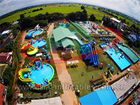 Inflatable Mobile Water Park Equipment, Inflatable Water Park Projects