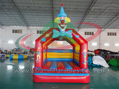 Carnival Clown Bounce House Inflatable Moonwalk