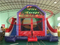 5 In 1 Dual Lane Module Bounce House Slide Combo