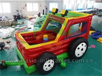 Inflatable Red Jeep Car Bouncer