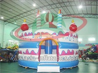 Inflatable Birthday Cake Jumping Castle